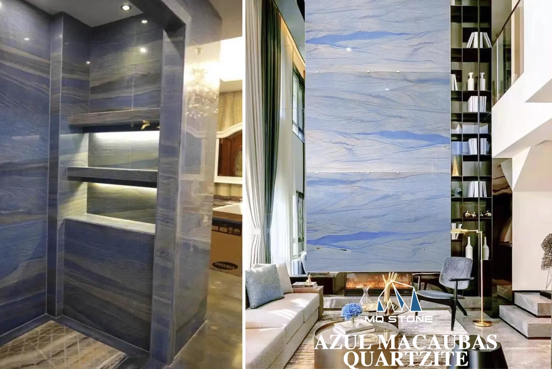 Quartzite bleu de Macaubas Designs MQ STONE