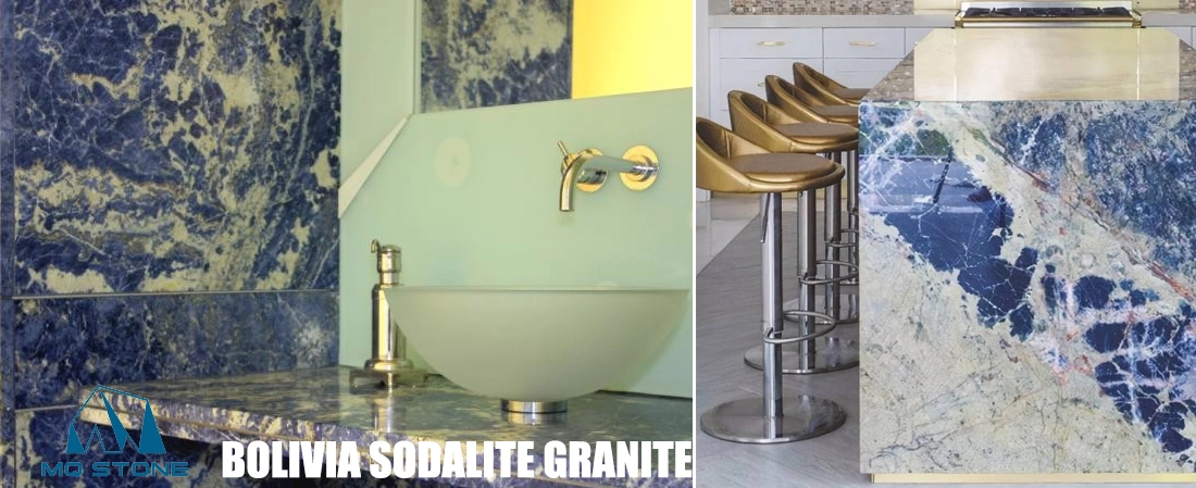 Bolivia Blue Sodalite Granite Countertops