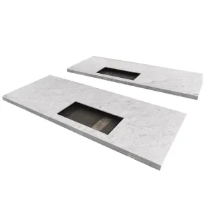 Carrara Marble Kitchen Countertops