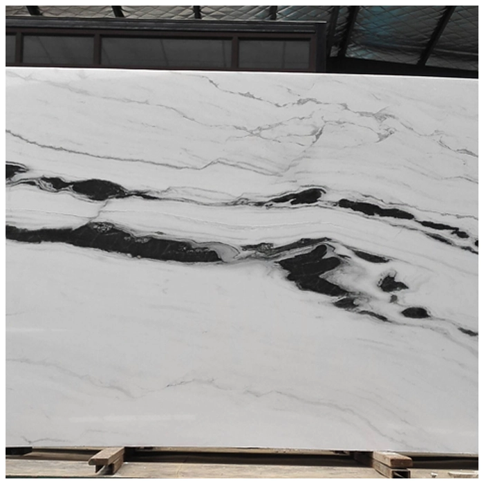 Chinese White and Black Panda Marble Slab