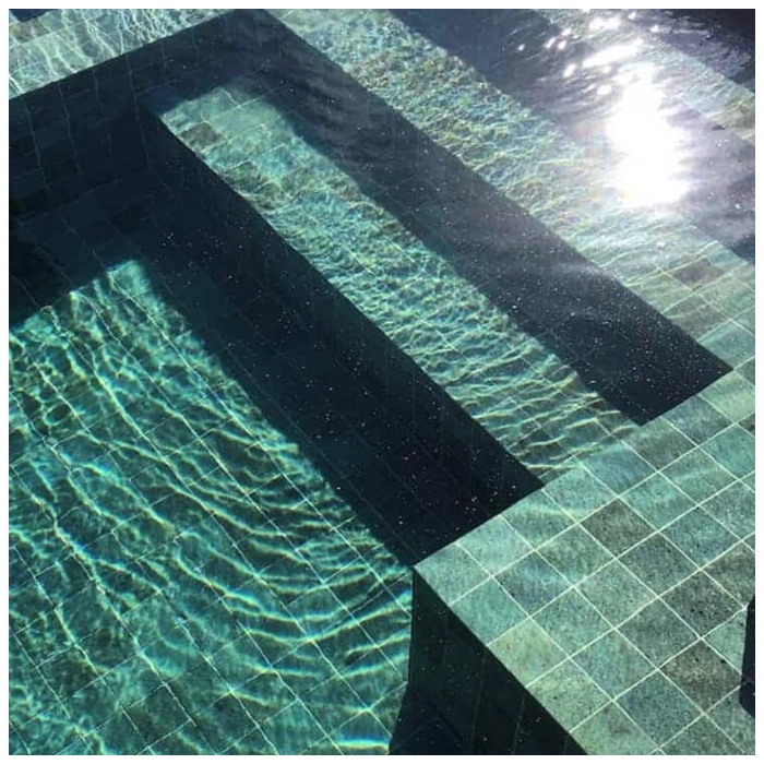 Dark Green Marble Mosaic Pool Projects MQ STONE