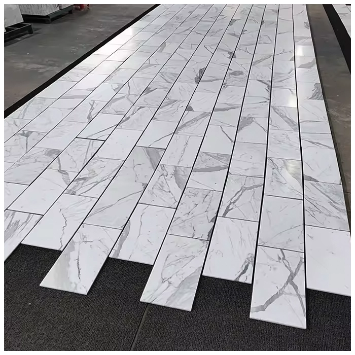 کاشی های کف سنگ مرمر سفید Statuario