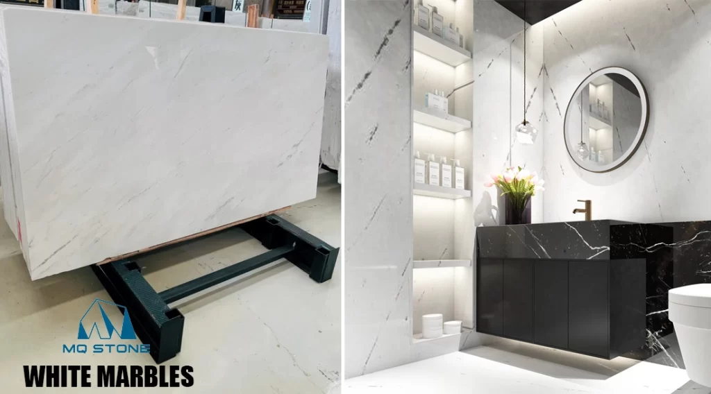 Bianco Sivec Marmorplatten und Projekte MQ STONE