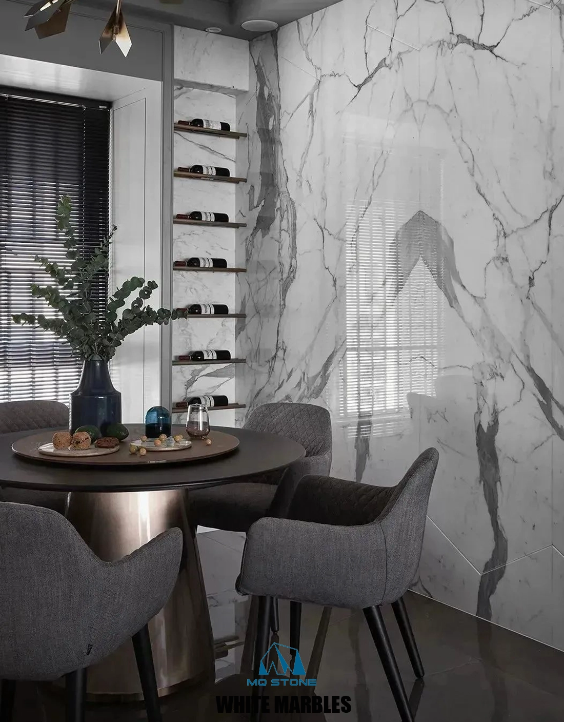 Calacatta White Wall Designs MQ STONE