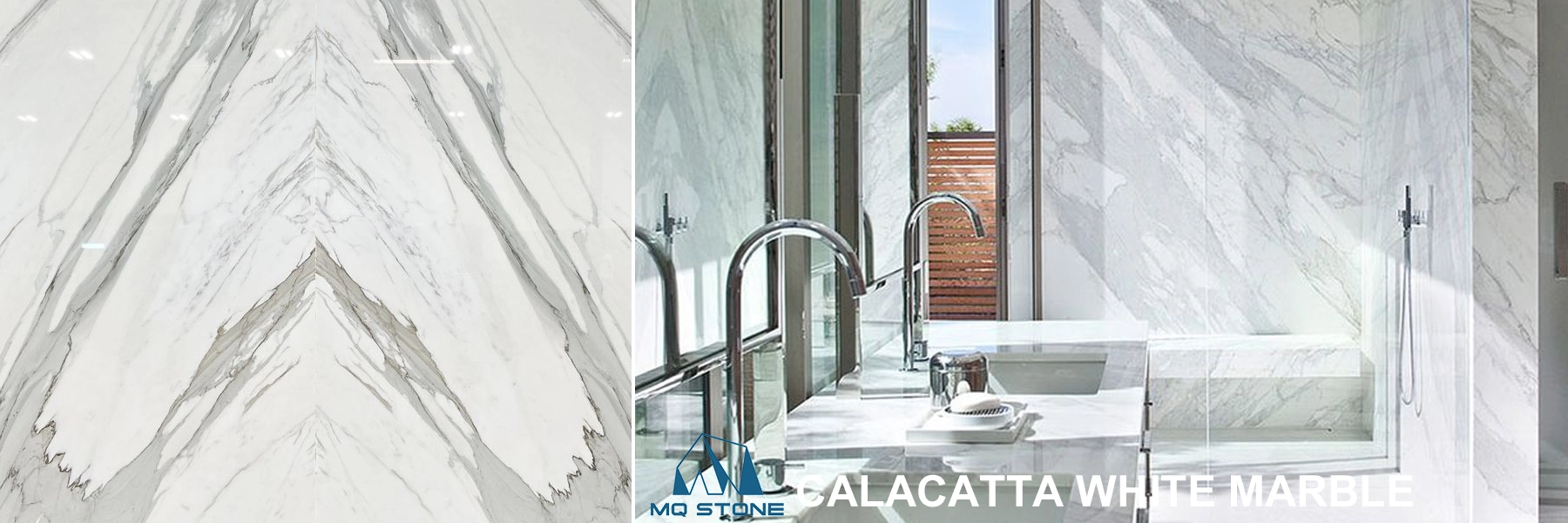 Bookmatched Calacatta Marble Projects MQ STONE