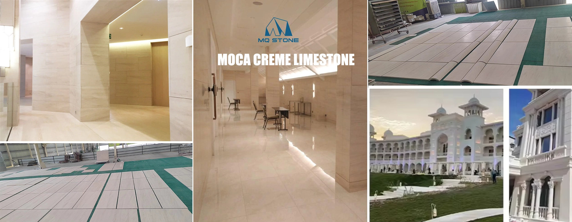 Moc Creme Limestone Floor and Wall Tiles Building Projects MQ STONE