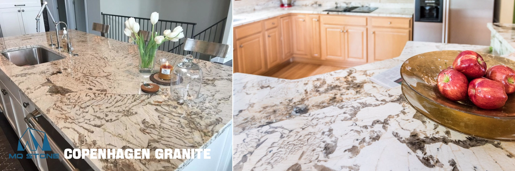 Copenmhagen White Granite Countertop Project MQ STONE