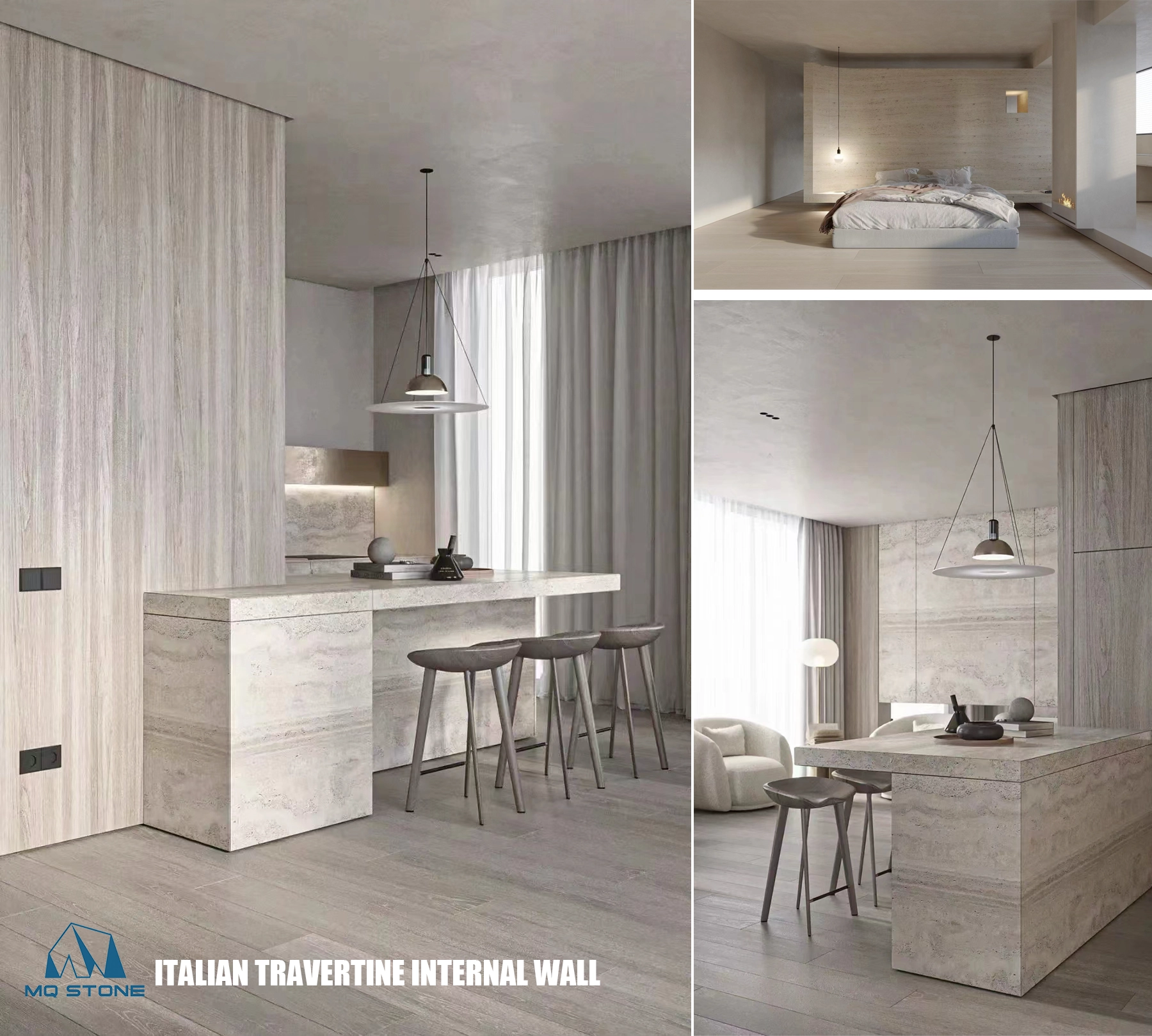 Italian Travertine Residential Projects MQ STONE