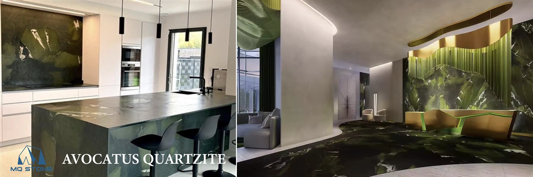 Luxury Interior Designs with Avocatus Quartzite MQ STONE