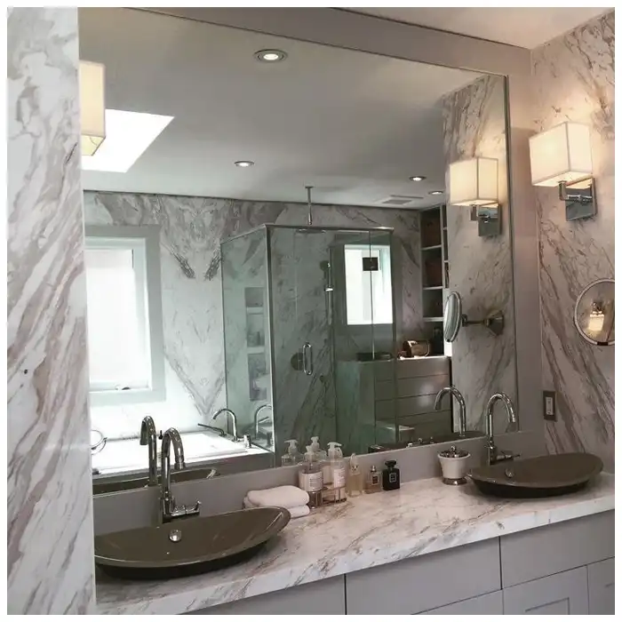 Volakas White Marble Bathroom Projects Volakas White Marble Bathroom Countertop and vanity project