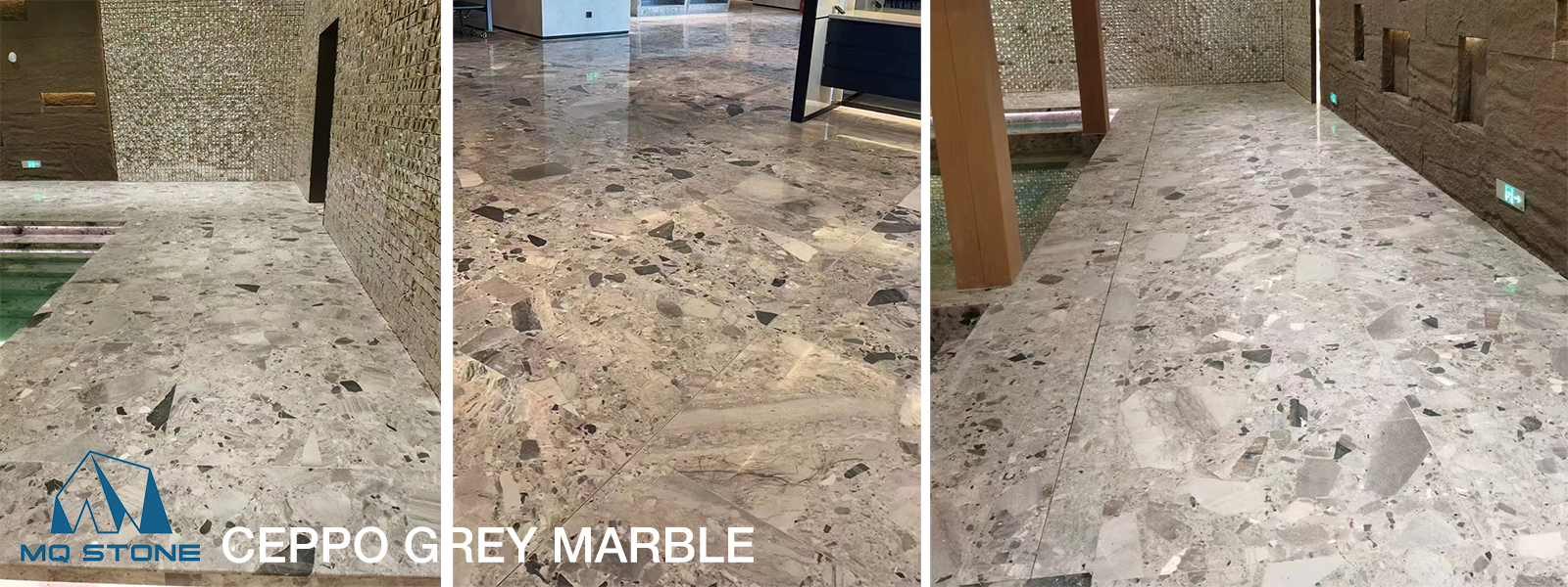 Ceppo Grey Marble Flooring Projects in Grand Hotels MQ STONE