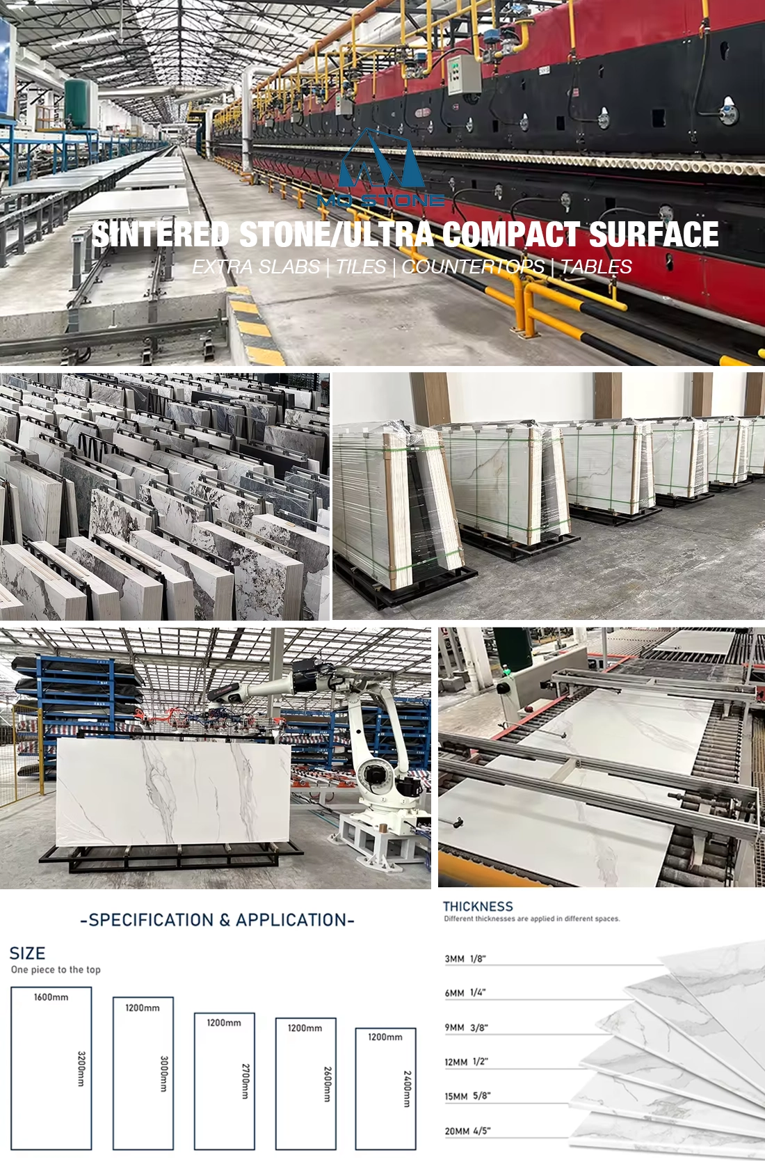 Chinese Leading Sintered Stone Ultra Compact Slab and Countertop Factory MQ STONE