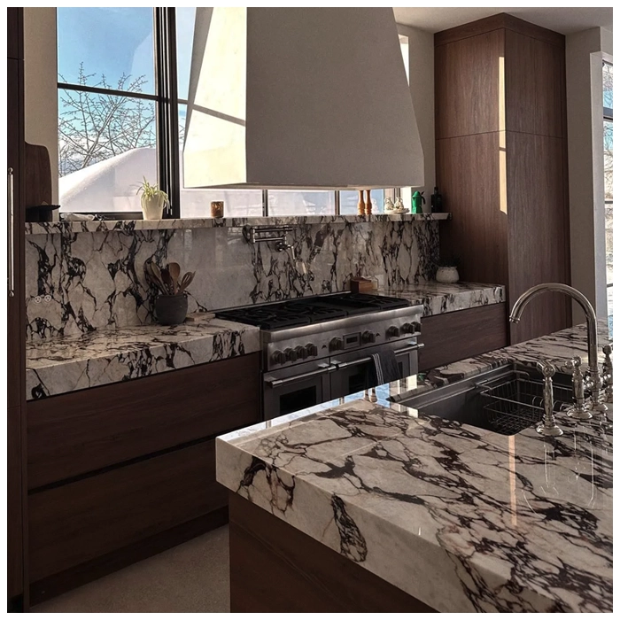 Calacatta Viola Marble Kitchen Countertops MQ STONE