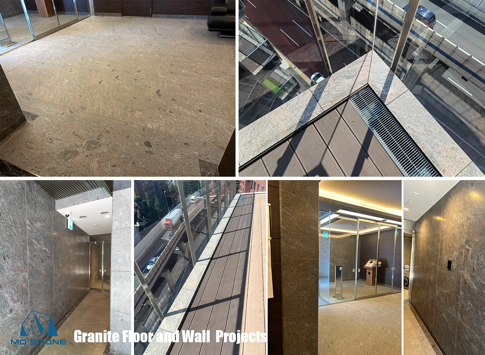 Natural Granite Wall Facade and Floor paving designs MQ STONE