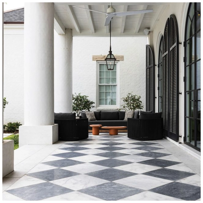 Carrara White Marble For Villas Exterior Designs MQ STONE