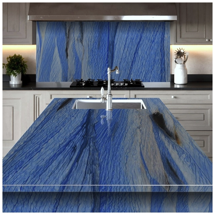 Azul Macuabas Quartzite Kitchen Countertops Supplier MQ STONE