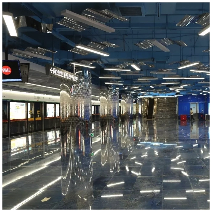 Blue Bahia Granite Metro Station Floor Projects MQ STONE