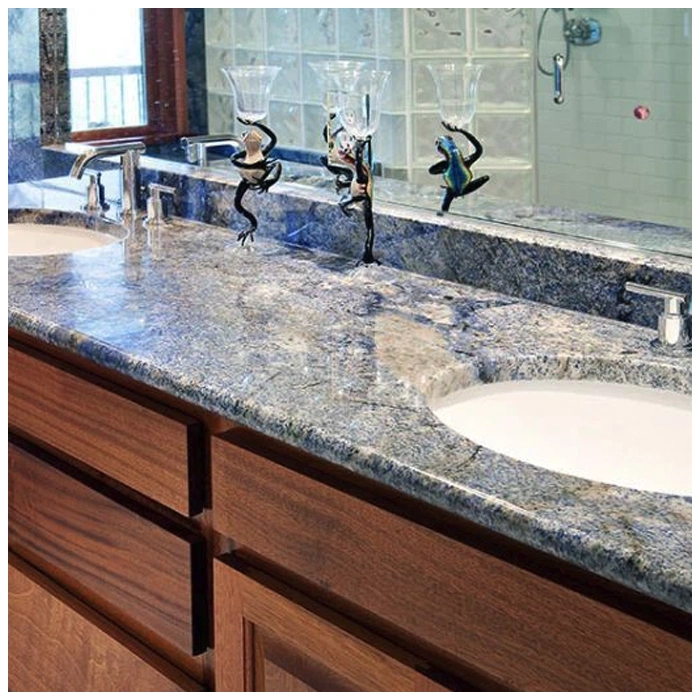 Blue Bahia Granite Vanity Top Customized Factory MQ STONE