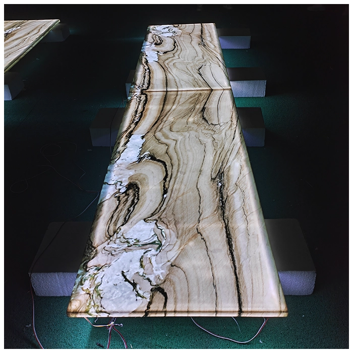 Macaubas Fantasy Quartzite Backlit Countertops