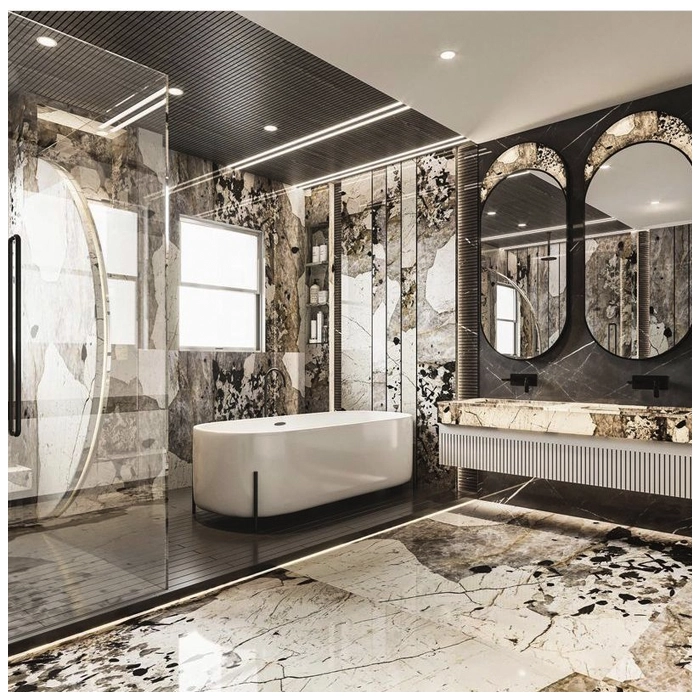 Patagonia Quartzite Penthouse Bathroom Designs MQ STONE