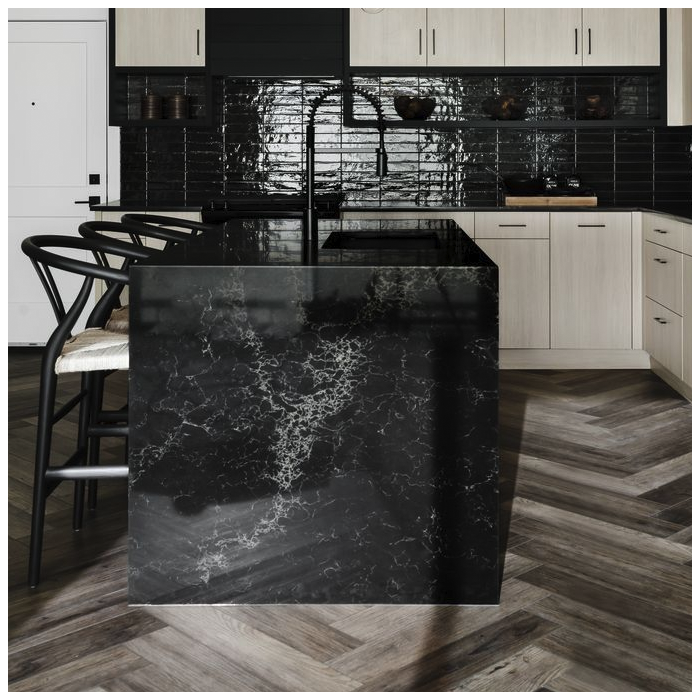 Black Quartz Stone Countertops Supplier MQ STONE