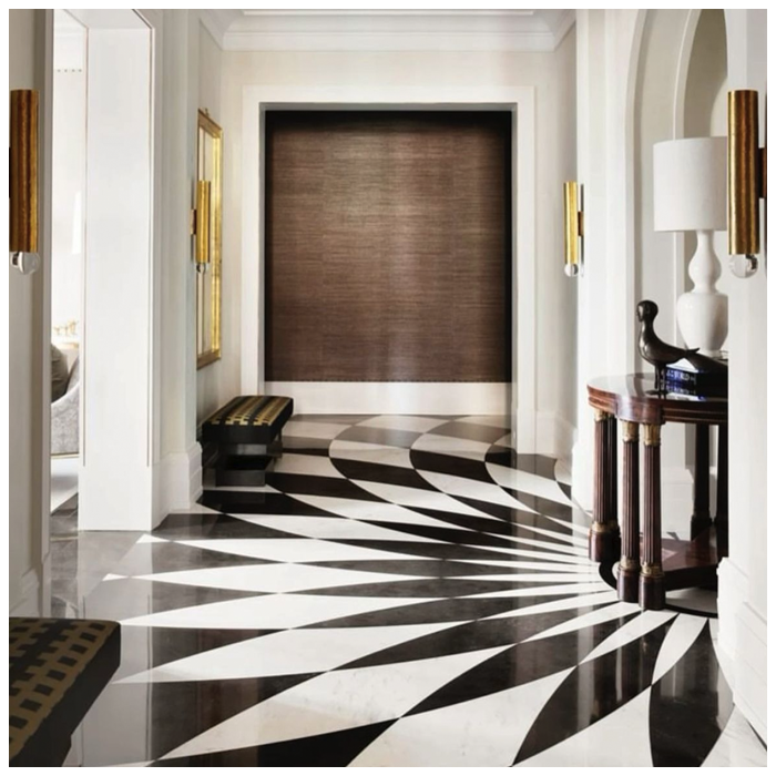 Marble Medallion Floor Tiles For Penthouse Poject MQ STONE