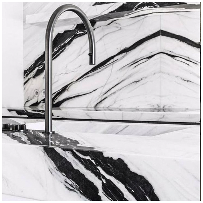 Panda White Marble Countertops For Luxury Aparments MQ STONE