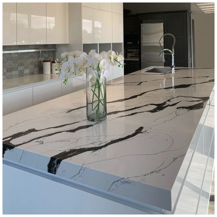 Panda White Quartz Countertops For home MQ STONE