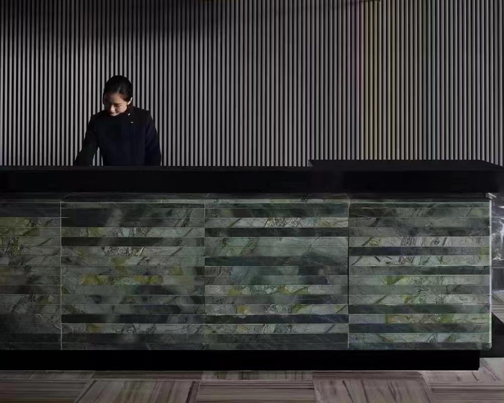 Brasil Green Marble Hotel Reception Desk