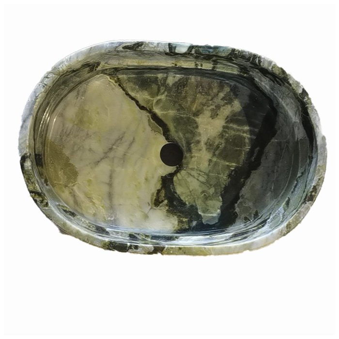 Brasil Green Marble Washbasin