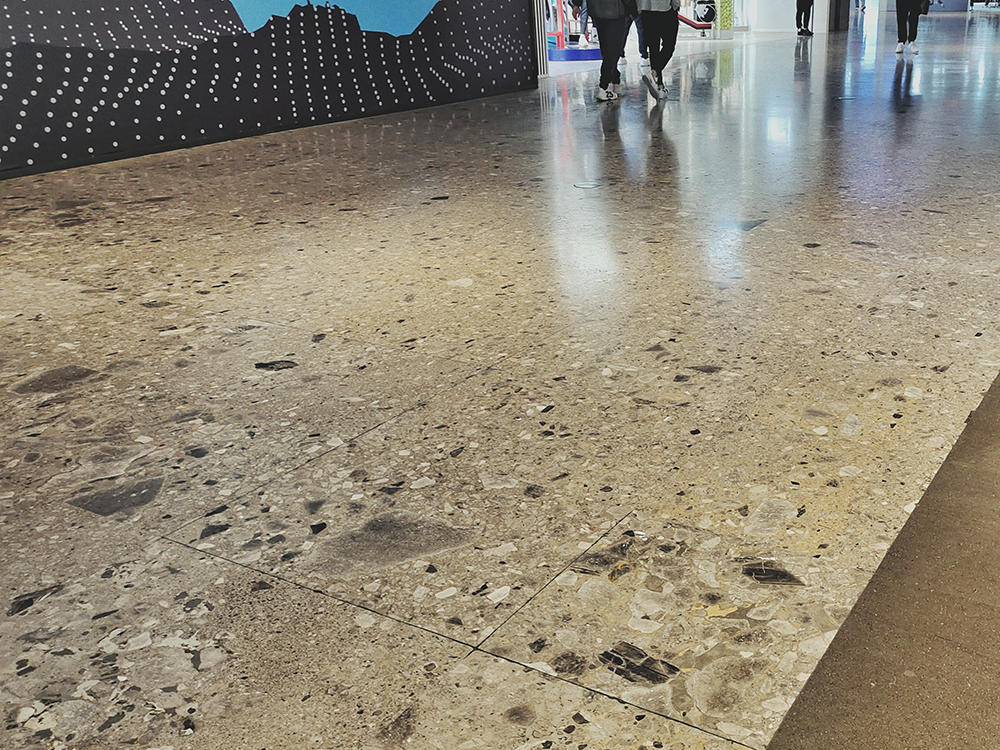 Ceppo Grey Marble Mall Flooring Projects