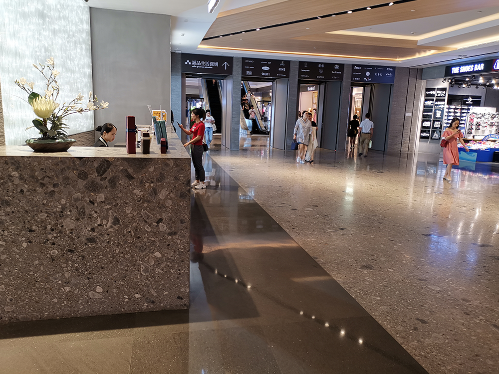 Ceppo Grey Marble Shoping Center Flooring Projects