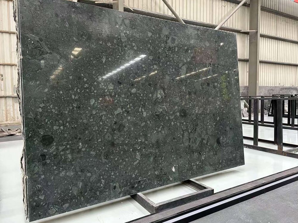 Conglo Verde Marble Large Slab