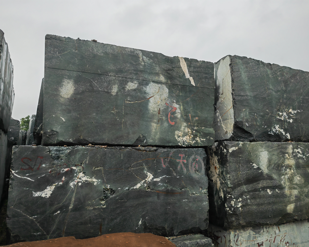 Cosmos Green Marble Block