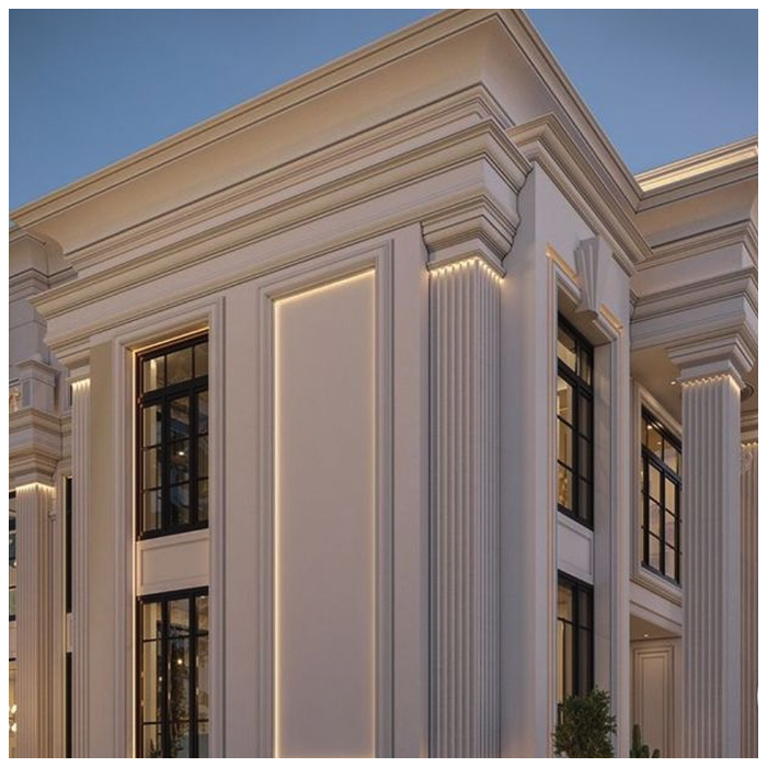 Limestone Luxury House Exterior Wall Projects