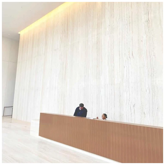 Roman Beige Travertine Floor and Wall Cladding Projects