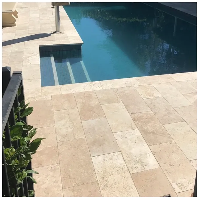 3.2 Safеty and Practicality for Pool Surrounds with travertine coping stone