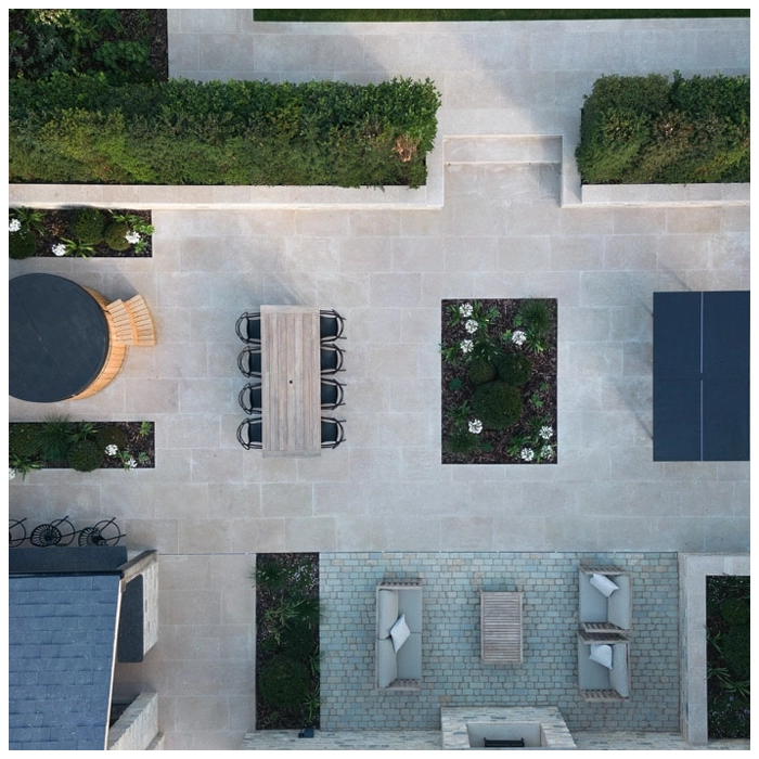 Exterior Limestone Floor Tiles for Church Farm