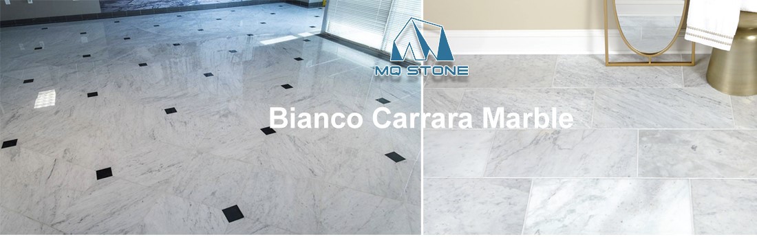 White Carrara Floor Tile