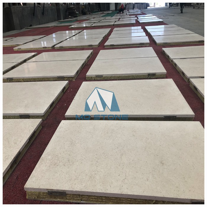 بلاط الحجر الرملي الأبيض