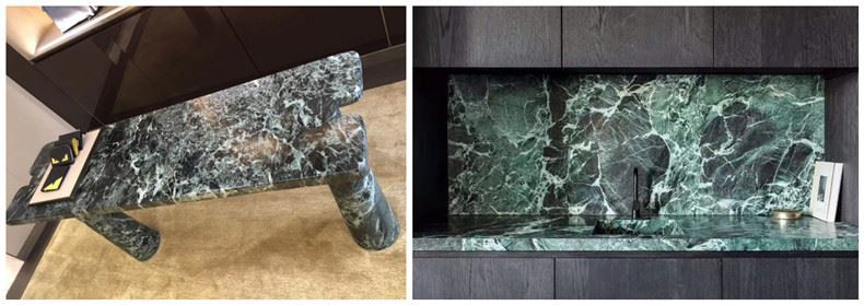 Italie Marbre vert Verde Imperiale