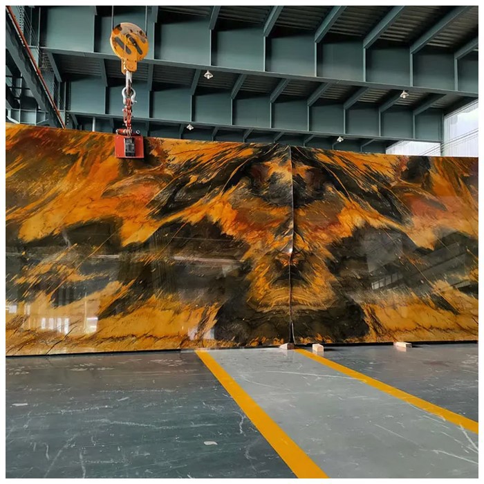 자카란다 규암 석판