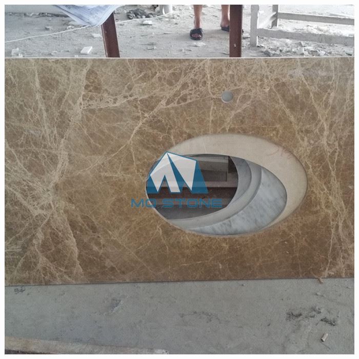 Atasan Vanity Marmar Light Emperador