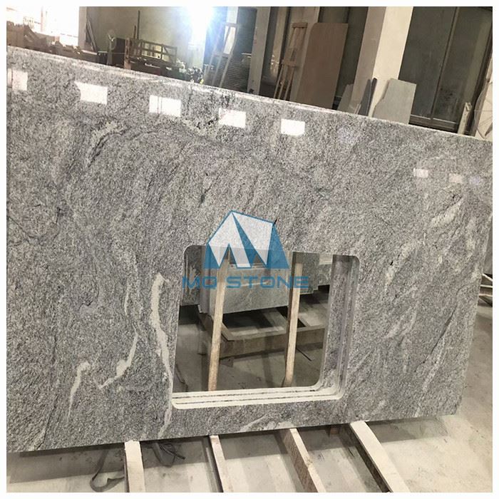 자작 화이트 화강암 주방 조리대