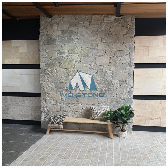 Silbergrauer Quarzit