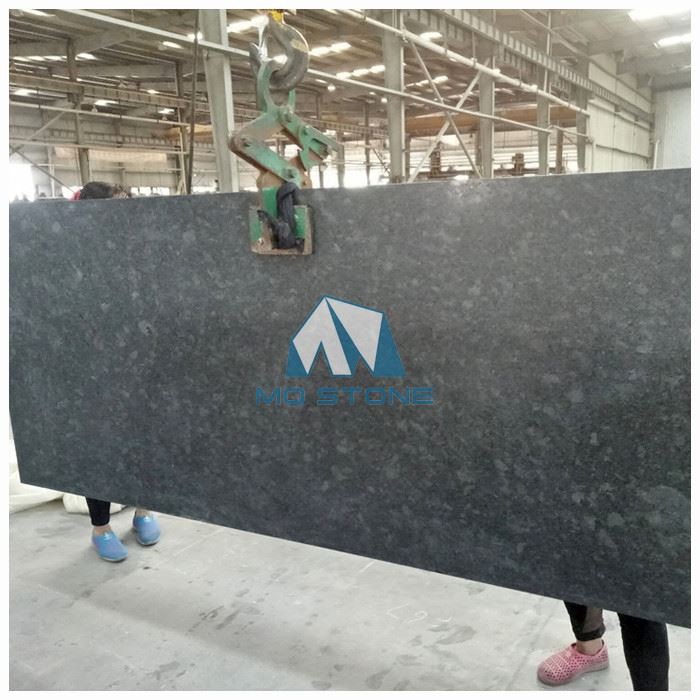 Стальной серый полированный гранит