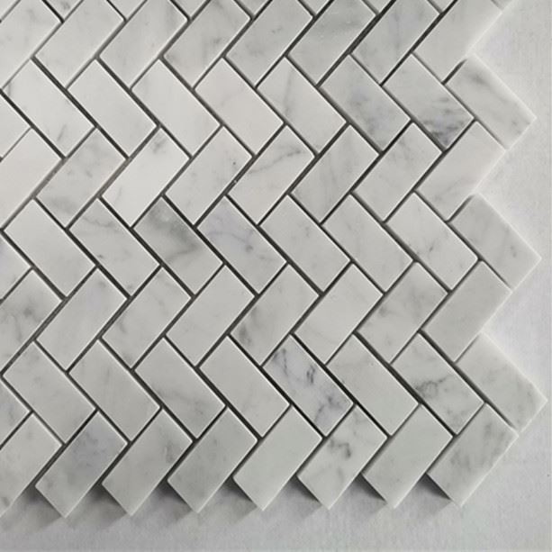 Arabescato Carrara Herringbone