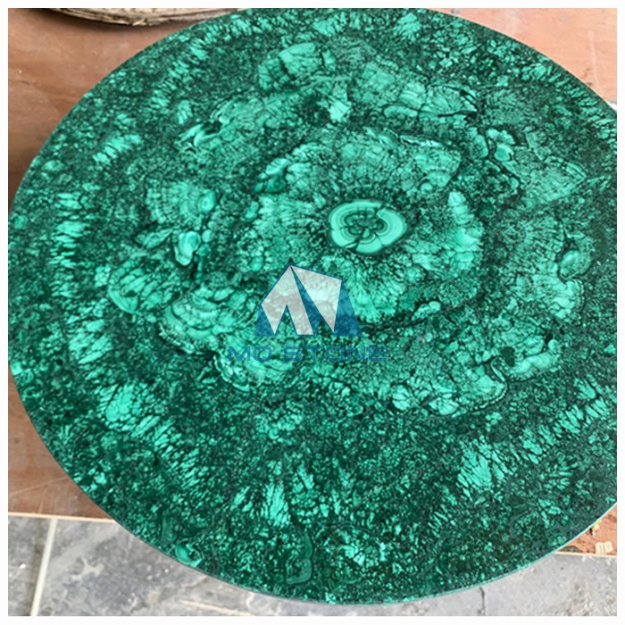 Tavolo in malachite verde