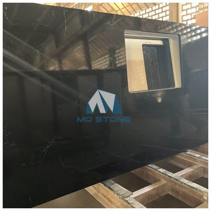 رویه های آشپزخانه کوارتز مشکی