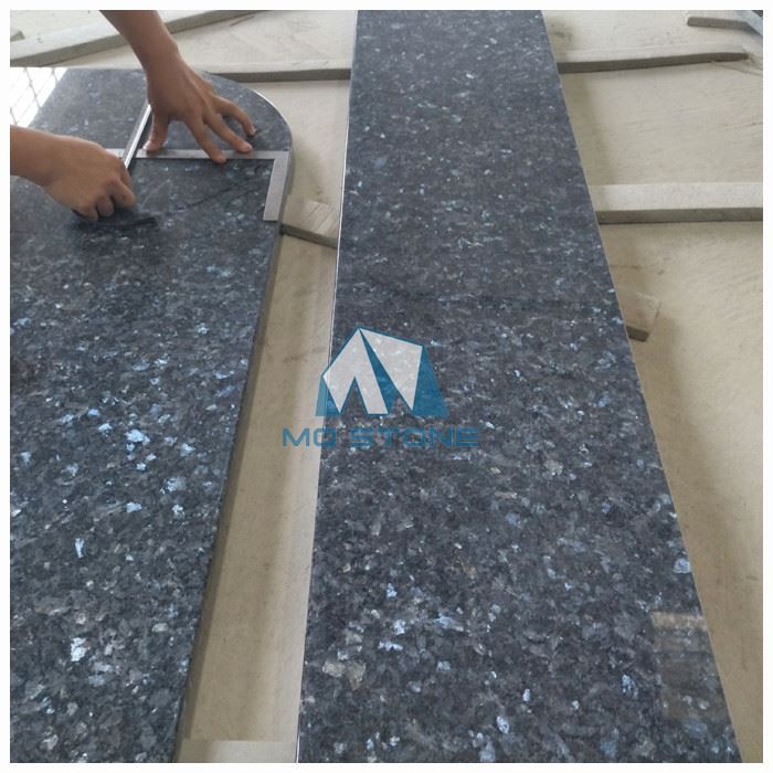 Meja Dapur Granit Biru Mutiara